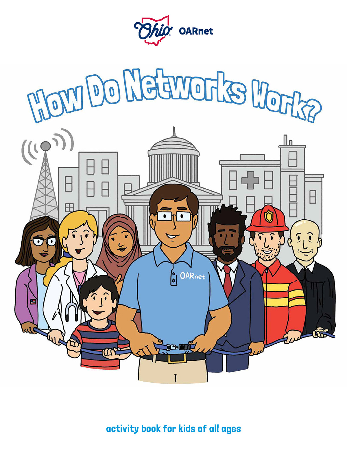 OARnet How Do Networks Work? Activity Book Cover
