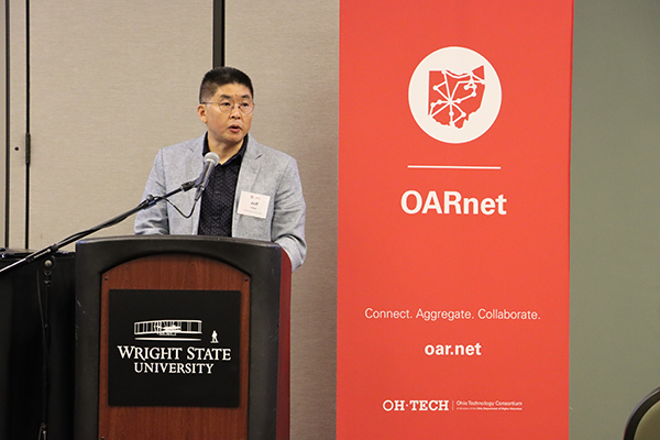 Jeff Choi, Wilberforce University chief information officer, discusses how his institution is implementing the NTIA Connecting Minority Communities Pilot Program at 2023 Spring Member Meeting