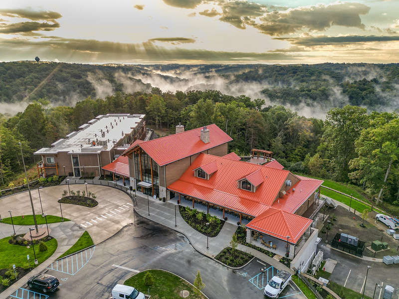 Hocking Hills Lodge in Cedar Grove, Ohio, was one of several to receive new connectivity as a result of the project between OARnet and its partners. Image Credit: Ohio Department of Natural Resources.