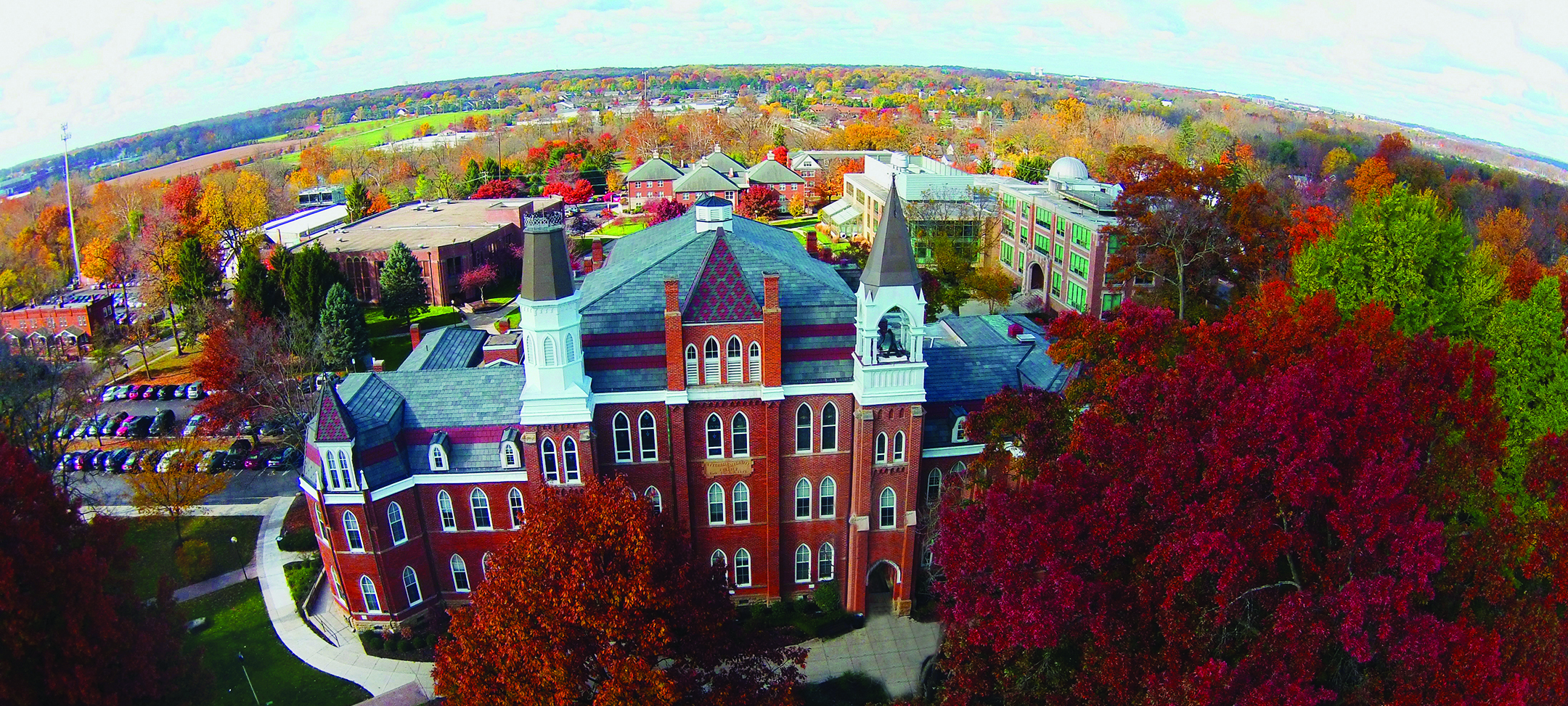 Aerial view of Otterbein